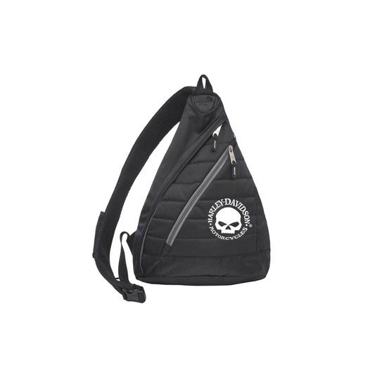 Harley-Davidson® Willie G Skull Quilted Sling Backpack
